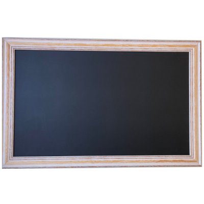 Toptabule.sk MTDRc-1 Čierna tabuľa na magnetky v provensálskom ráme 60x40cm