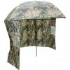 NGT Camo Brolly with Side Sheet 2,2m