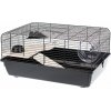 Klietka pre hlodavce REX I + WOOD 58 x 38 x 29 cm ČIERNA
