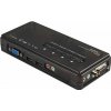 STARTECH 4 Port USB KVM Switch w/Audio+Cables, STARTECH 4 Port USB KVM Switch w/Audio+Cables - SV41 SV411KUSB