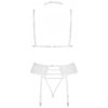 Dámsky erotický set Noemi white - BEAUTY NIGHT FASHION Bílá S/M