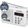 Sencor SRD 215 W biela / Prenosné rádio / FM / lithiová batéria / USB / microSD (8590669117826)