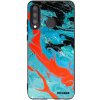 Picasee silikónový čierny obal pre Huawei P30 Lite - Blue Magma