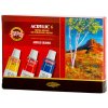 Farby akrylové KOH-I-NOOR 16 ml, sada 6 ks