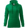 Malfini dámska mikina Trendy Zipper Středně zelená