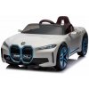 Detské elektrické autíčko s diaľkovým ovládaním BestBerg BBCC-20W - BMW i4 / od 3 rokov / nosnosť 30 kg / biela