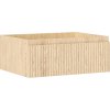 Mexen Rivel kúpeľňová skrinka pod umývadlo 60 cm, 1 zásuvka, ryhovaná, dub - 91A20-06023-1-BF81
