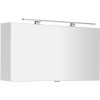 SAPHO - CLOE galérka s LED osvetlením, 100x50x18cm, biela CE100-0030