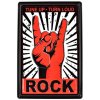 Ceduľa Tune Up - Turn Loud - ROCK Plechová tabuľa