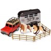 Royal Breeds Kôň 10 cm s autom a prívesom 35 cm