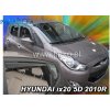 Deflektory - protiprievanové plexi Hyundai ix20 5D od 2010 (+zadné)