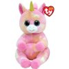 TY Beanie Bellies SKYLAR, 24 cm - ružový jednorožec