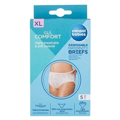 Canpol babies Air Comfort Disposable Maternity Briefs XL jednorázové poporodní kalhotky 5 ks pro ženy