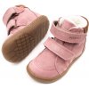 Primigi DETSKÉ BAREFOOT ZIMNÉ TOPÁNKY NABUK CANYON ROSA