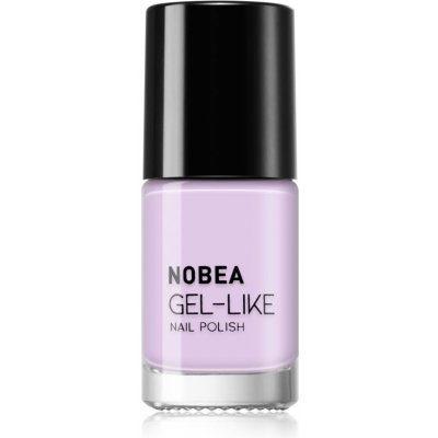 NOBEA Day-to-Day Gel-like Nail Polish lak na nechty s gélovým efektom odtieň Soft lilac #N05 6 ml