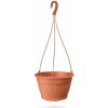 Prosperplast Závesný kvetináč TERRA 23 cm terakotový