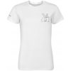 Alpine Pro BOBBA dámske biele bavlnené tričko - XL
