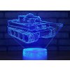 Beling 3D lampa,Tank Tiger , 7 farebná DFJE58D9JJW