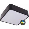 T-LED Čierne LED stropné svietidlo hranaté 500x500mm 48W CCT 105450