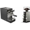 Stone Espresso Lite Black + Eureka Mignon Libra, CR chrome