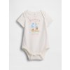 GAP Baby body First Favorites Biela 0-3M