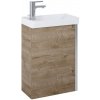 Lotosan LN8783 SIAM Square SET umývadlo + skrinka 45 cm 45,5 x 66 x 27,5 cm dub scarlet