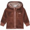 DIRKJE Mikina na zips s kapucňou prechodná hnedá chlapec Q52549-31-062