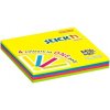Samolepiaci bloček MAGIC 4 neónové farby, 76x76mm, 100 lístkov