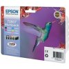 Epson T0807 Multipack - Černá, žlutá, azurová, purpurová, světlá fialová, světle azurová - originální - blistr s RF / akustickým alarmem - inkoustová cartridge - pro Stylus Photo P50, PX650, PX660, PX