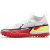 Nike Jr. Phantom GT2 Academy DF TF kopačky na umelý trávnik - Detské futbalové kopačky Nike Jr. Phantom GT2 Academy DF TF určené na umelé povrchy, bielo-červeno-žlté vyhotovenie.
