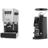 Gaggia Classic E24, stainless steel + Eureka Atom W 65 Casa, black