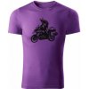 T-ričko BMW GS tour pánske tričko Farba trička: Fialová, Veľkosť: L