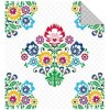 Detexpol přehoz na postel Folklór biela 170 x 210 cm