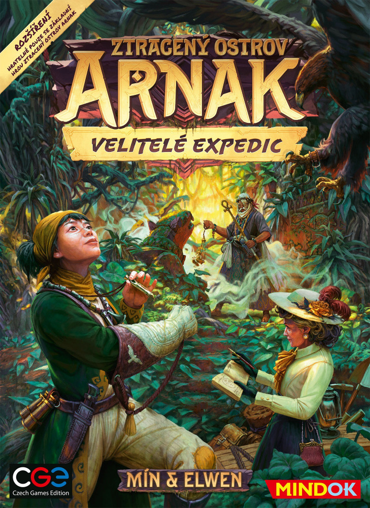 Mindok Ztracený ostrov Arnak: Velitelé expedic + 3 promo karty