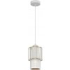 Milagro Luster na lanku BLANCO 1xE27/60W/230V biela MI1898 + záruka 3 roky zadarmo