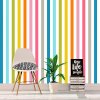 Sablio Tapeta Farebné pásiky, rozmery 208x125 cm