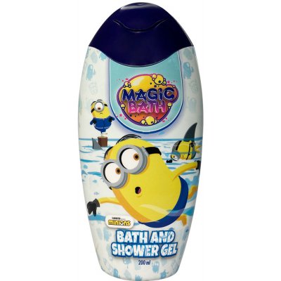 Minions Magic Bath Bath & Shower Gel sprchový a kúpeľový gél pre deti 200 ml