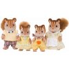 Epoch 3136 Sylvanian families Rodina hnědých veverek
