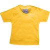 James & Nicholson Tričko Mini, krátký rukáv, pánské COT02050403199-gold yellow UNI Žlutá zlatavě