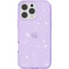 AppleKing transparentný kryt s trblietkami pre iPhone 16 Pro Max - fialový - možnosť vrátiť tovar ZADARMO do 30tich dní