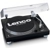 Lenco L-3809BK: Gramofon s přímým náhonem a vestavěným předzesilovačem