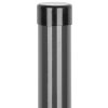 Stĺpik Strend Pro METALTEC, 48/2000/1,50 mm, antracit, okrúhly, čiapočka, Zn+PVC, RAL7016