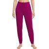 Nike dámské tepláky NY DF FLC JOGGER 7/8 vínová