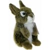ZOO: plyšová hračka KRÁLIK s dlhými ušami 13723 - 20cm tmavohnedý