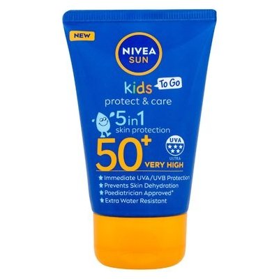 Nivea Sun Kids Protect & Care Sun Lotion 5 in 1 SPF50+ - Opaľovacie mlieko 5 v 1 pre deti 50 ml