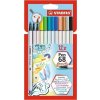 Fixa STABILO Pen 68 brush sada 12 ks v puzdre