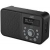 Rádioprijímač s DAB+ JVC RA-E313B-DAB čierny