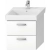 Kúpeľňová skrinka pod umývadlo Jika Lyra Plus Viva 54x41,6x55 cm biela H40J3844023001