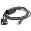 Zebra CBA-R10-S07ZBR sériový kábel Čierna 2,13 m DB9 RJ-45 (CBA-R10-S07ZBR)