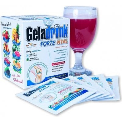 Geladrink FORTE HYAL nápoj 7 příchutí 14 x 14 g